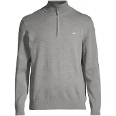 Gant Pullover Herren Classic Cotton Half Zip Dark Grey Melange 25-L