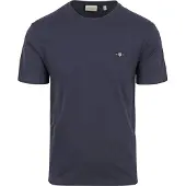 Gant T-Shirt "REG SHIELD SS T-SHIRT" mit Logostickerei auf der Brust
