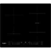 Whirlpool WF S7560 NE, Schwarz, Integriert, 60 cm, Zonen-Induktionskochfeld, Keramik, 4 Zone(n)