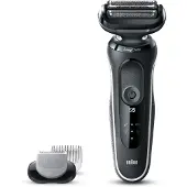 Braun Series 5 51-W1600s, Folienschaber, Schwarz, Weiß, Tasten, LED, Ladend, Leistung, Wechselstrom/Batterie