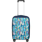 Samsonite TA Revolution - Faltbare Schutzhülle für Koffer Größe S, Kofferhülle passend für 55 cm, Reisekoffer Schutz, mit reflektierendem Detail, Mehrfarbig (City print)