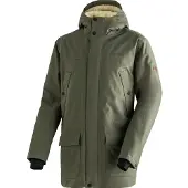 Maier Sports Funktionsjacke "SENNE", Herren, Gr. 56, grün (moosgrün), 100% Polyester, Jacken Funktionsjacke, Herren Outdoor-Jacke, wind/wasserdicht, 6 geräumige Taschen