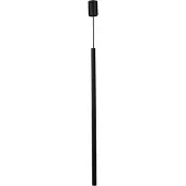Licht-Erlebnisse Schwarze Hängelampe CULT Metall Ø2,5cm rund Modernes Design G9 schmale Pendelleuchte Esszimmer
