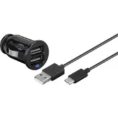 Goobay 58820, Auto, Zigarettenanzünder, 5 V, 1 m, Schwarz