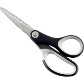 Leitz Schere Titanium 5415, ergonomischer Griff, für Links/Rechtshänder, L 150 mm, titanbeschichteter Stahl/Kunststoff, schwarz