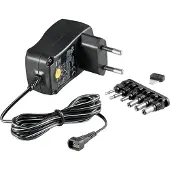 Goobay 67950, Universal, Indoor, 100-240 V, 12 V, 0,6 A, Schwarz