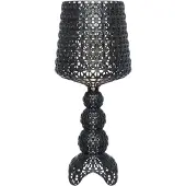 Kartell Mini Kabuki Tischleuchte Schwarz - , Mini Kabuki, dimmbar, Schwarz, für Wohnzimmer, Kunststoff, Design