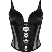 Hunkemoller Bustier Pina Schwarz
