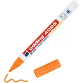 Edding 4085 Kreidemarker - neon-orange - 1 Kreidestift - Rundspitze 1-2 m