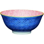 Kitchencraft Arched Pattern Ceramic Bowl Blau