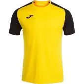 Joma Academy Iv Kurzarm-t-shirt Gelb,Schwarz 7-10 Years Jungen,Mädchen Gelb,Schwarz 7-10 Years