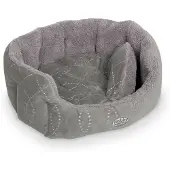 Nobby 71550, Korb Haustierbett, Drinnen, Hund, Grau, Oval, Plüsch