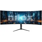 Nilox NXM49CRVDC, 124,5 cm (49"), 5120 x 1440 Pixel, Dual QHD, LED, 1 ms, Schwarz