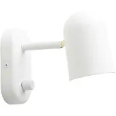 Northern Buddy Wandleuchte White - , Buddy wall, dimmbar, Weiß, für Wohnzimmer, Metall, Skandinavisch