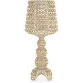 Kartell Mini Kabuki LED-Tischleuchte, beige, Höhe 70 cm - , Mini Kabuki, dimmbar, Beige, für Wohnzimmer, Kunststoff, Design
