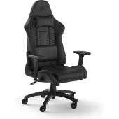 Corsair TC100, Gepolsterter Sitz, Gepolsterte Rückenlehne, Schwarz, Schwarz, Stoff, Stoff