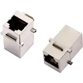 Encitech 3101-CAT6a RJ45-Steckverbinder CAT 6a 2101-0115-05 Doppelkupplung Pol
