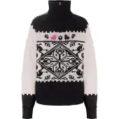 Kari Traa Saga Knit, Pullover, Damen, schwarz/weiß
