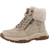 Tom Tailor Schnürstiefel Beige in Gr. 36