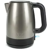Black & Decker BXKE2201E, 1,7 l, 2200 W, Schwarz, Edelstahl, Edelstahl, Wasserstandsanzeige