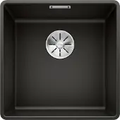 BLANCO Spüle SUBLINE 400-F 427 x 427 mm schwarz 525988