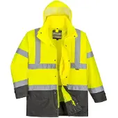 Portwest Warnschutz Winterjacke 5in1 S768, Executive S768 , 1 Stück, Größe: 3XL