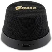 GUESS Magnetic Script Metal Bluetooth-Lautsprecher - Schwarz