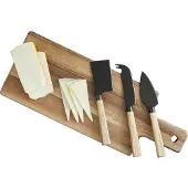 Barlife Hâws Santo Käseset 3 Messer + Schneidebrett