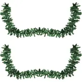 Mojawo 2 Stück Tannengirlande / Künstliche Weihnachtsgirlande 270cm