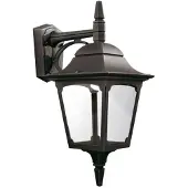 Elstead Lighting Elstead Chapel Außen-Wandleuchte E27 44cm Schwarz IP44, UK