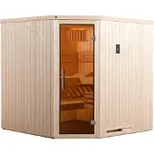 Weka Sauna "Varberg" Set, 7,5 kW-Ofen mit digitaler Steuerung