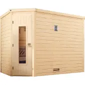Weka Sauna "Turku" Set, 7,5 kW-Ofen mit digitaler Steuerung