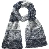Babista Strickschal "Schal ENROSSI", Herren, Gr. Blacklist, blau (blau melange), Obermaterial: 100% Polyacryl PAN., Modetücher Strickschal