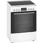 Bosch Serie 4 HKR39C220, Freistehender Herd, Weiß, Drehregler, Berührung, Vorderseite, 1,2 m, Elektronisch