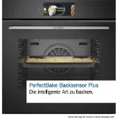 Bosch Serie 8 HBG7764B1, Medium, Elektrischer Ofen, 71 l, 3600 W, 71 l, Lüfterunterstützt