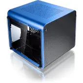 RAIJINTEK METIS EVO TGS, Mini Tower, PC, Blau, Mini-ITX, Aluminium, SPCC, Gehärtetes Glas, 13,5 cm
