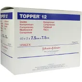 KCI Topper 12 Kompr.7,5x7,5 cm steril 40x2 St Kompressen