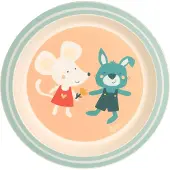 Sigikid Teller "Yellow, Maus und Hase"