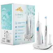 Eta Mundpflegecenter "SONETIC ETA270790000 Munddusche & Zahnbürste" Timer 2 Min. - 30 Sek. Intervall, 3 Reinigungsstufen, DuPont Borsten