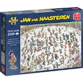 Jumbo Jan van Haasteren - Skateboarden in der Bowl (2000 Teile), 2000 Stück(e), Landschaft, 12 Jahr(e)