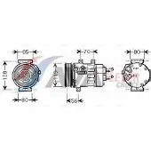 Ava Cooling Kompressor, Klimaanlage CNAK253
