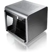 RAIJINTEK METIS EVO TGS, Mini Tower, PC, Silber, Mini-ITX, Aluminium, SPCC, Gehärtetes Glas, 13,5 cm