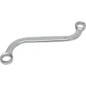 Bgs S-Form Doppel-Ringschlüssel Zwölfkant SW 14 x 15 mm