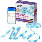 WiZ Connected LED Strip 30m, Intelligenter Leuchtstreifen, Wi-Fi/Bluetooth, Weiß, Wi-Fi 4 (802.11n), 802.11b, 802.11g, LED, Kunststoff