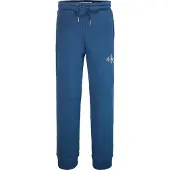 Calvin Klein Jeans Jogginghose Monogram Logo IU0IU00285 M Blau Regular Fit