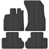 GledRing Fußmatte Gummi für AUDI Q5 SUV (80A) Vorne Hinten