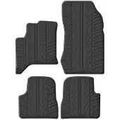 GledRing Fußmatte Gummi für LANCIA Ypsilon (L21) Vorne Hinten