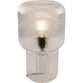 Olucia - CHELSEA - Tischlampe - Transparent / Schwarz