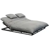 CLEMENTO Bona Doppel Loungeliege Aluminium Createxx