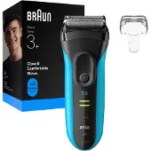 Braun Series 3 3040s, Folienschaber, Schwarz, Blau, Akku, 109 mm, 56 mm, 203 mm